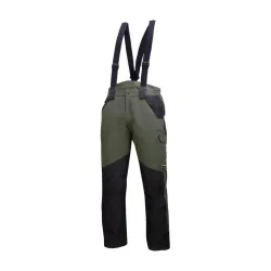 
                  LAHTIPRO Spodnie Ocieplane z Szelkami Zielono-Czarne Rozmiar XL L4101704 5903755169587